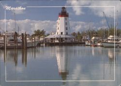 Faro Blanco Lighthouse, Marathon Postcard