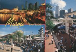 Miami Bayside, Downtown Waterfront Views Postcard