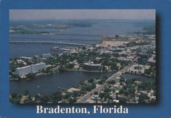 Bradenton, Florida, Aerial View Postcard