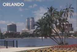 Orlando Shoreline, Lake Eola Postcard