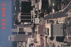 Aerial View of Downtown Orlando, Florida Postcard