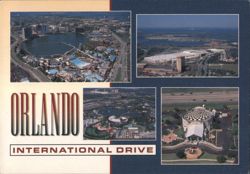 Orlando, International Drive Aerial Views Postcard