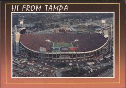 Tampa Stadium, Home of Tampa Bay Buccaneers Postcard