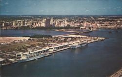 Dodge Island Seaport, Miami, FL Postcard