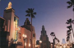 Disney MGM Studios, Hollywood Boulevard at Sunset Postcard