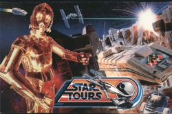 Star Tours Attraction, Disney MGM Studios Postcard