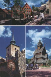 Norway Pavilion, Epcot, Walt Disney World Postcard