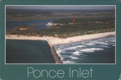 Ponce Inlet and Lighthouse Postcard