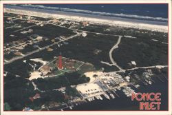 Ponce Inlet, Lighthouse and Harbor Postcard