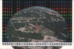 Ponce de Leon Inlet Lighthouse, Aerial View Postcard