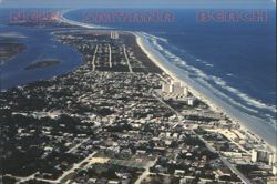 New Smyrna Beach, Florida, Aerial View Postcard
