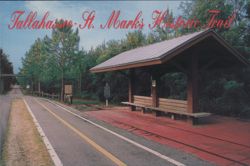 Tallahassee-St. Marks Historic Trail Shelter Postcard
