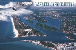 Casey Key / Venice Jettys, Florida Postcard