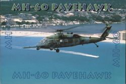 MH-60 Pavehawk Helicopter, Pensacola, Florida Postcard