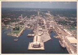 Pensacola, Florida, Municipal Auditorium from the Air Postcard
