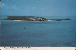 Tarpon Fishing, Boca Grande Pass Postcard