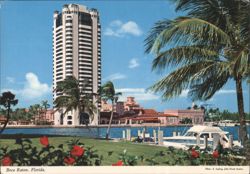 Boca Raton Club & Tower, Lake Boca Raton, FL Postcard