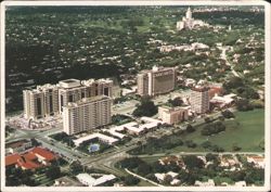 Aerial View of Coral Gables, Florida, The City Beautiful Postcard