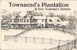 Townsend's Plantation & Doc Tommy's Tavern, Apopka, FL Postcard