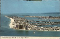 Aerial View of Clearwater Beach, Florida Postcard