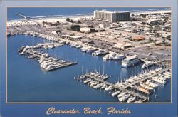 Clearwater Beach, Marina and Pier 60, Florida Postcard