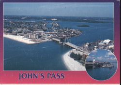 John's Pass Village, Madeira Beach, Florida Postcard