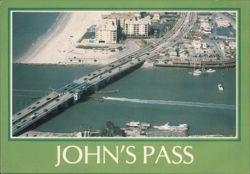 John's Pass, Madeira Beach, FL Postcard