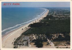 Jetty Park, Aerial View Postcard