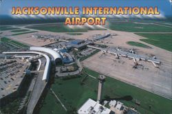Jacksonville International Airport, Aerial View Postcard