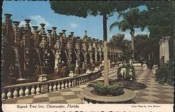 Kapok Tree Inn Gardens, Wall of Waterfalls, Clearwater, FL Postcard