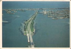 Clearwater Memorial Causeway, Gulf of Mexico Postcard