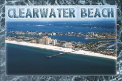 Clearwater Beach, Aerial View Postcard