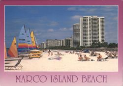 Marco Island Beach Postcard