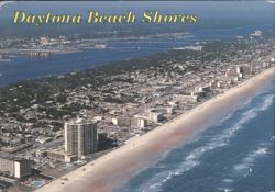 Aerial View of Daytona Beach Shores Postcard