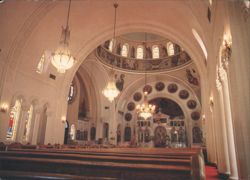 Interior Saint Nicholas Cathedral, Tarpon Springs Postcard