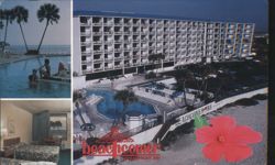 Beachcomer Oceanfront Inn, Daytona Beach, FL Postcard