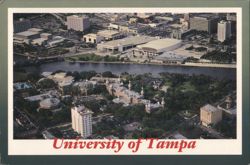 University of Tampa, Aerial View Postcard