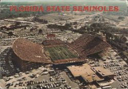 Florida State Seminoles, Campbell Stadium Aerial View Postcard