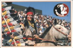 FSU Seminoles Chief Osceola on Renegade Postcard