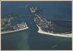 New Pass, Longboat and Lido Keys, Sarasota Postcard