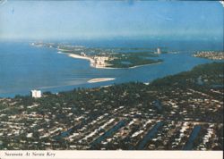Sarasota At Siesta Key, Aerial View Postcard