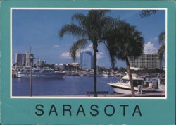 Sarasota, Marina Jack Waterfront Postcard