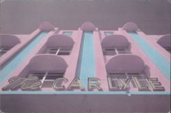 The Carlyle Hotel, Miami Beach Art Deco District Postcard