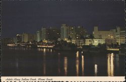Hotels Along Indian Creek, Miami Beach Postcard