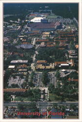 University of Florida, Aerial Campus View Postcard