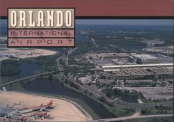 Orlando International Airport, Aerial View Postcard