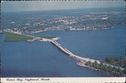 Bridge across Lemon Bay, Englewood, Florida Postcard
