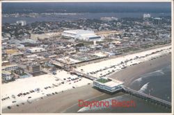 Daytona Beach, Main Street Pier & Ocean Center Postcard
