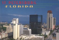St. Petersburg, Florida Skyline Postcard