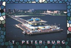 St. Petersburg, The Pier Postcard